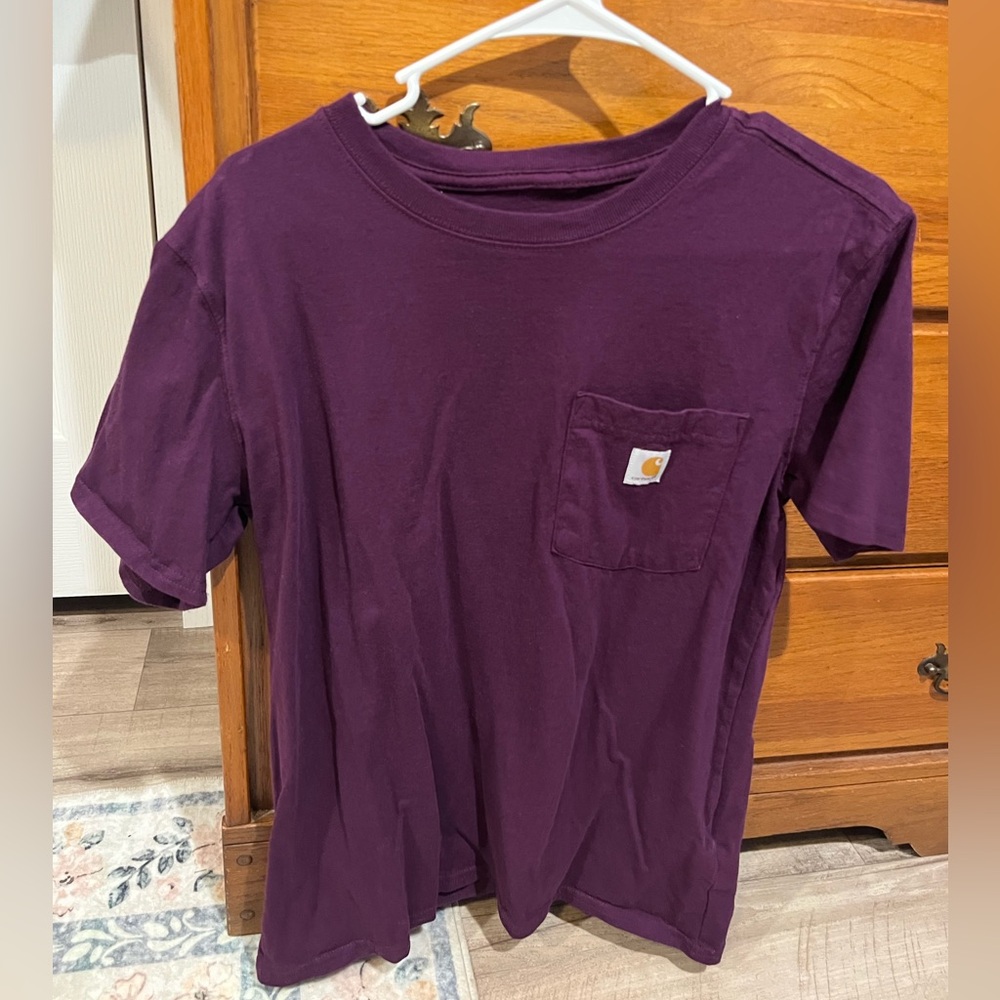 Carhartt Purple Short Sleeve Tee